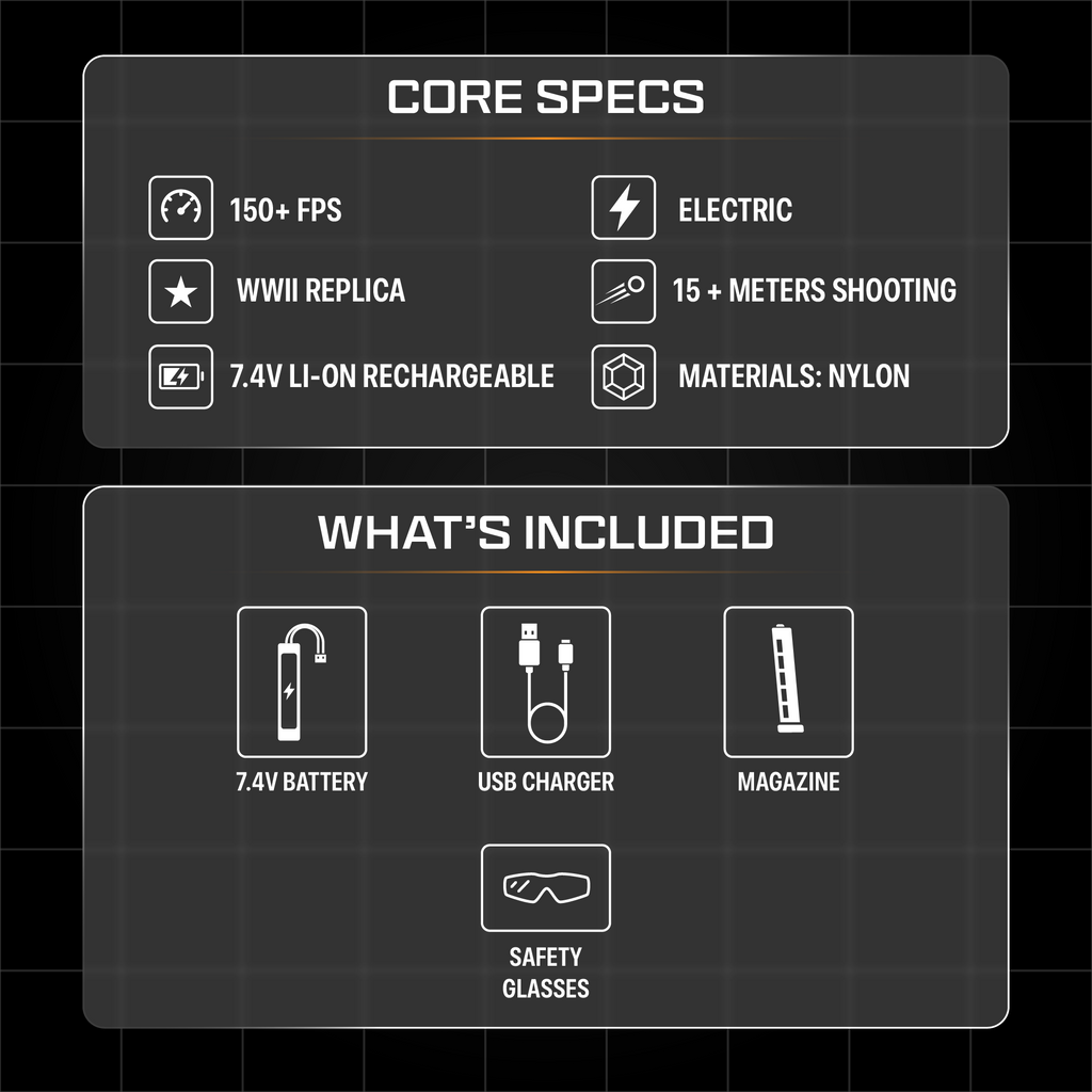 Limited Edition Mauser C96 Electric Pistol - Gel Blaster