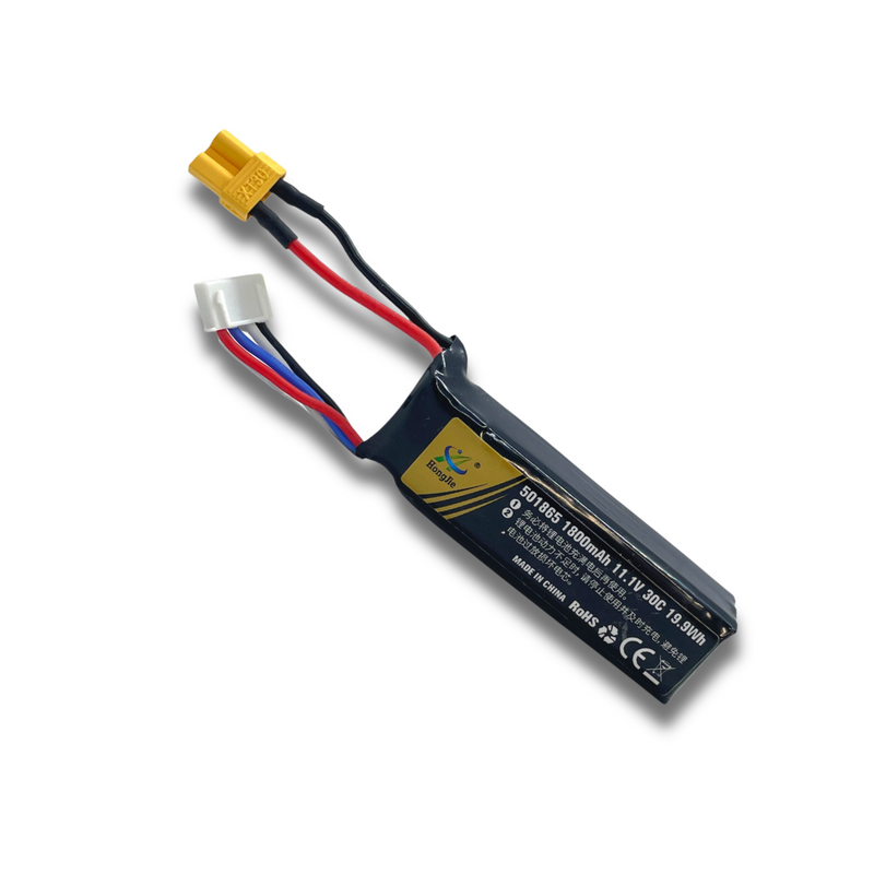 11.1V Hongjie Short Cell High Discharge 1800mAh 30c Battery (XT30)