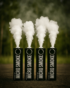 4 Pack Wire-Pull Mock Smoke Grenade - Designed for milsim and gel blaster fun, these non-toxic smoke bombs add an epic layer of realism to your missions.