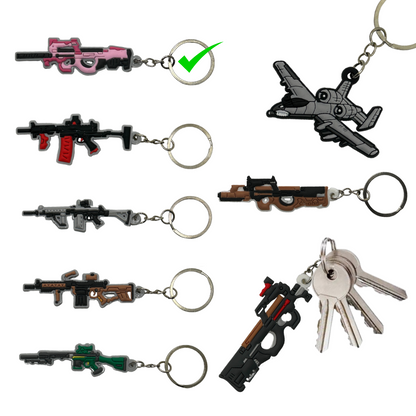 Assorted Rubber Key Ring's