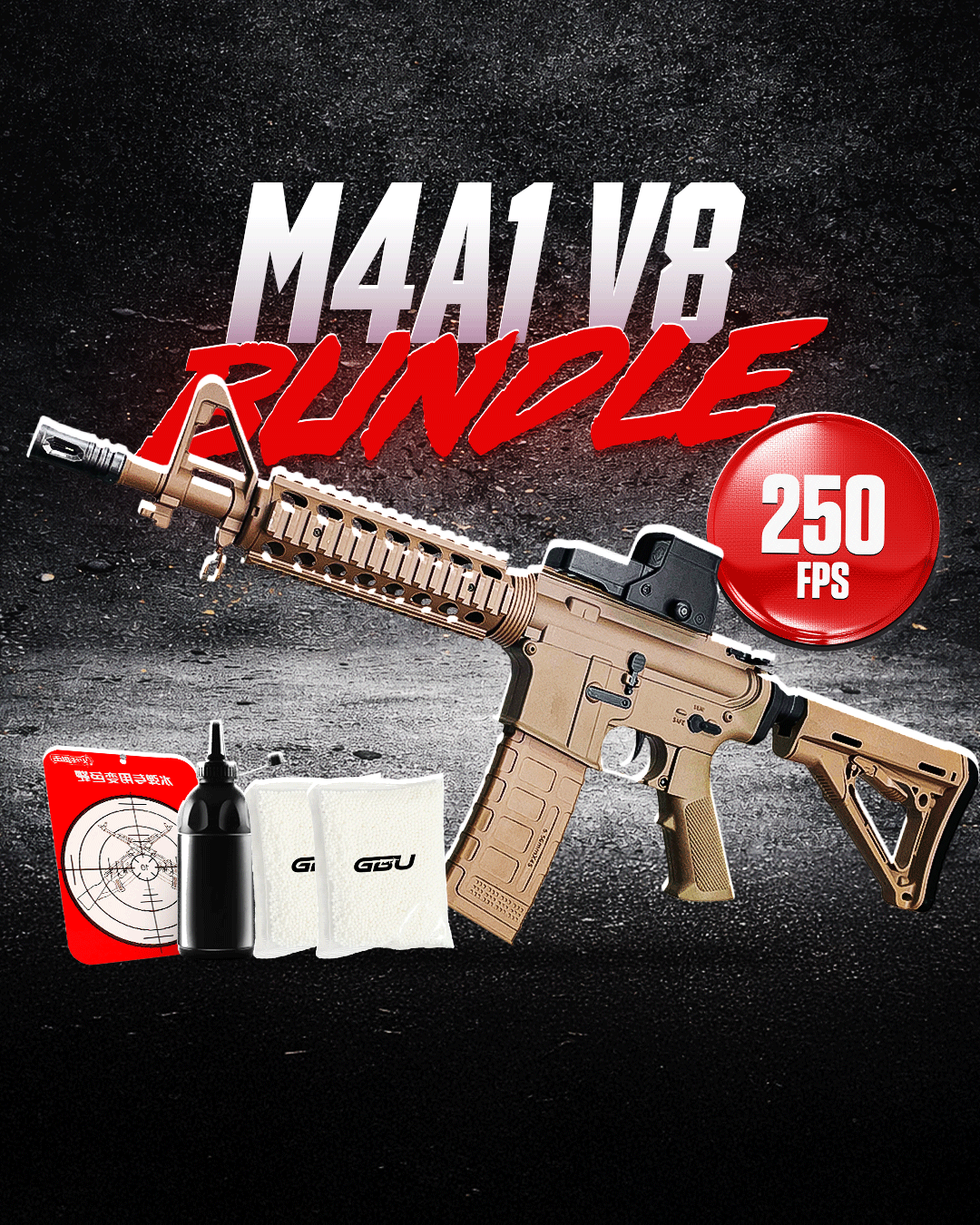 Tan M4A1 V8 Value Bundle