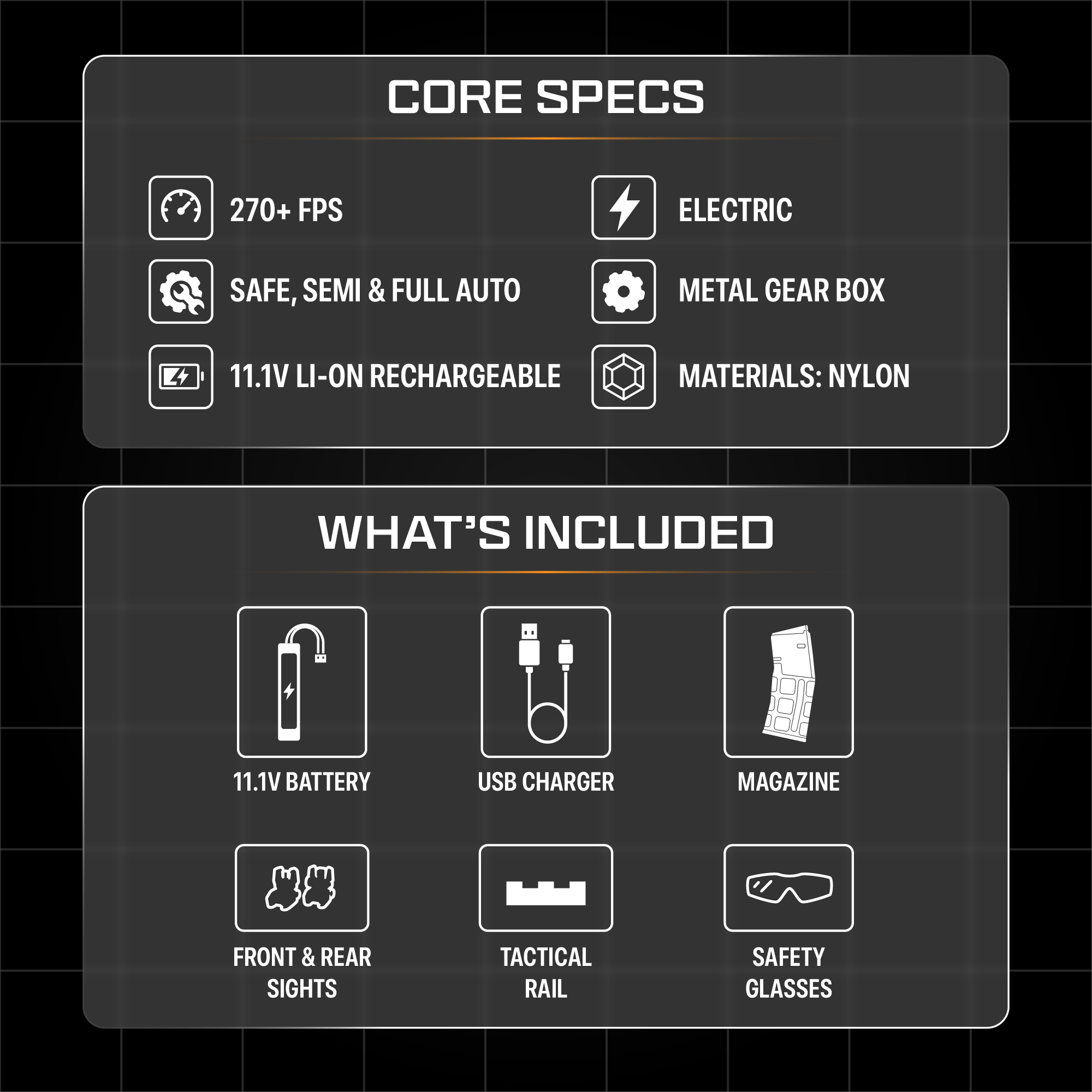 WELLS Hybrid Scout M4 - Gel Blaster (Metal Gearbox)