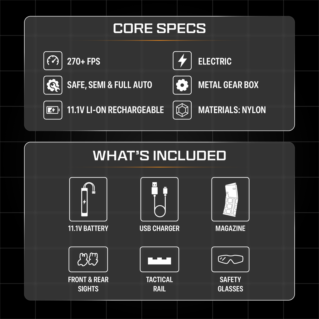 M4 Scout Tactical Carbine - (Metal) Gel Blaster - Built to Dominate.