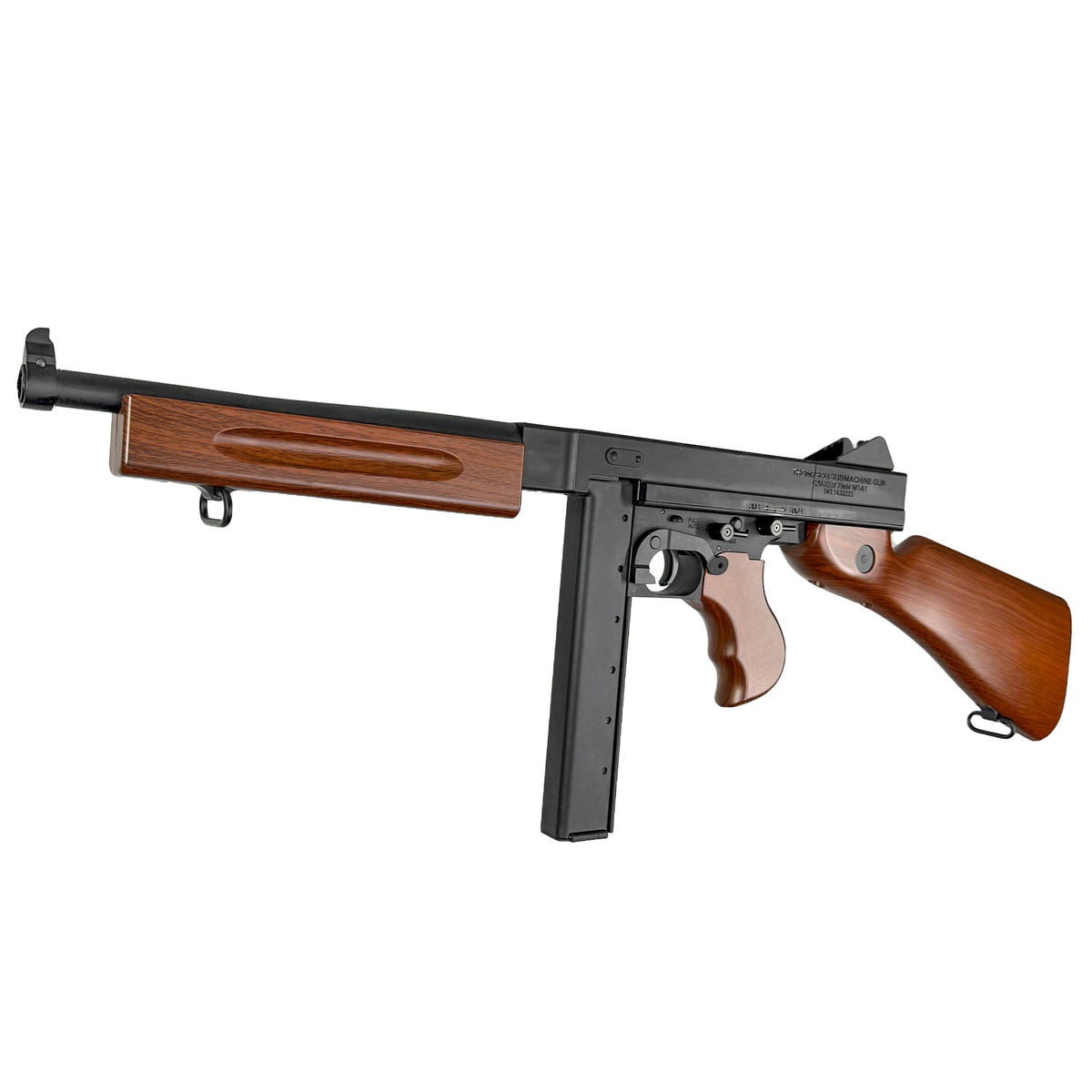 Gun Sum Machine M1A1 Thompson (Tommy Gun) Submachine Rifle - Gel Blaster – Gel Ball ...