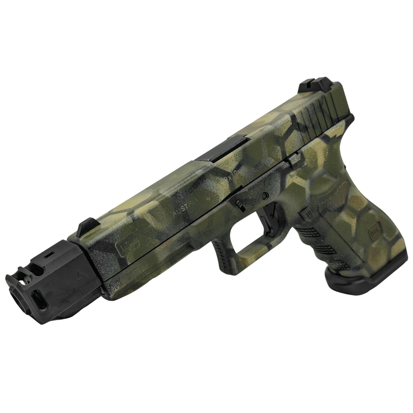 "Hex Attack" G-Series Competition Custom Pistol - Gel Blaster (Metal)