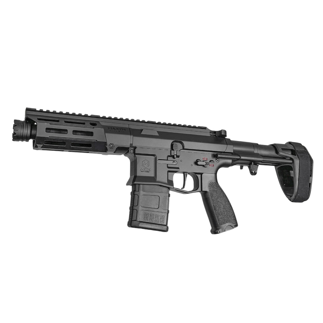 M134 Vulcan Mini Rotating Gatling Gun with UTG Grip - Gel Blaster – Gel ...