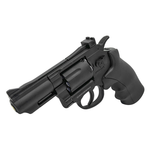 Full Metal ZP5 CO2 Revolver - Step into the realm of iconic firepower with the ZP5 Stubby Full Metal CO2 Powered Revolver.