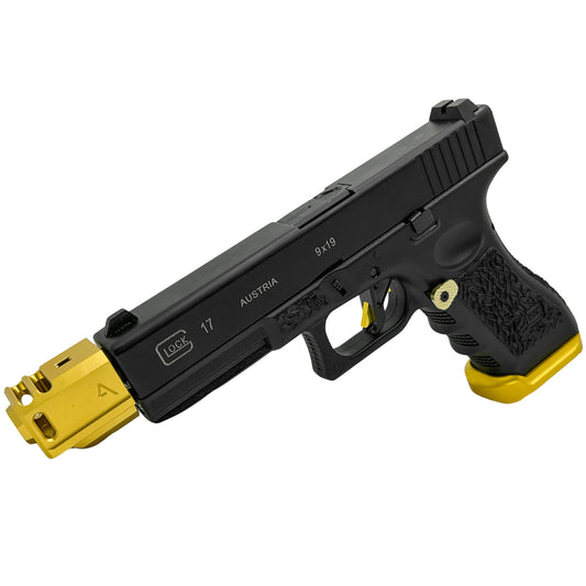 "G17 Gold Touch" Competition Custom Pistol - Gel Blaster (Metal)