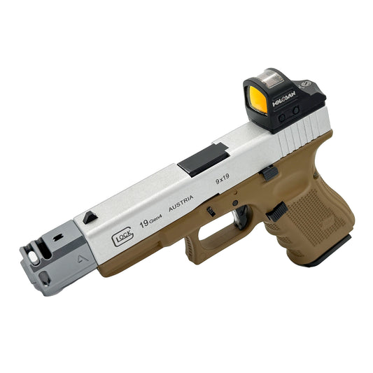 "G19 Tactical Rampage" Metal Gas Blowback Competition Pistol - Gel Blaster