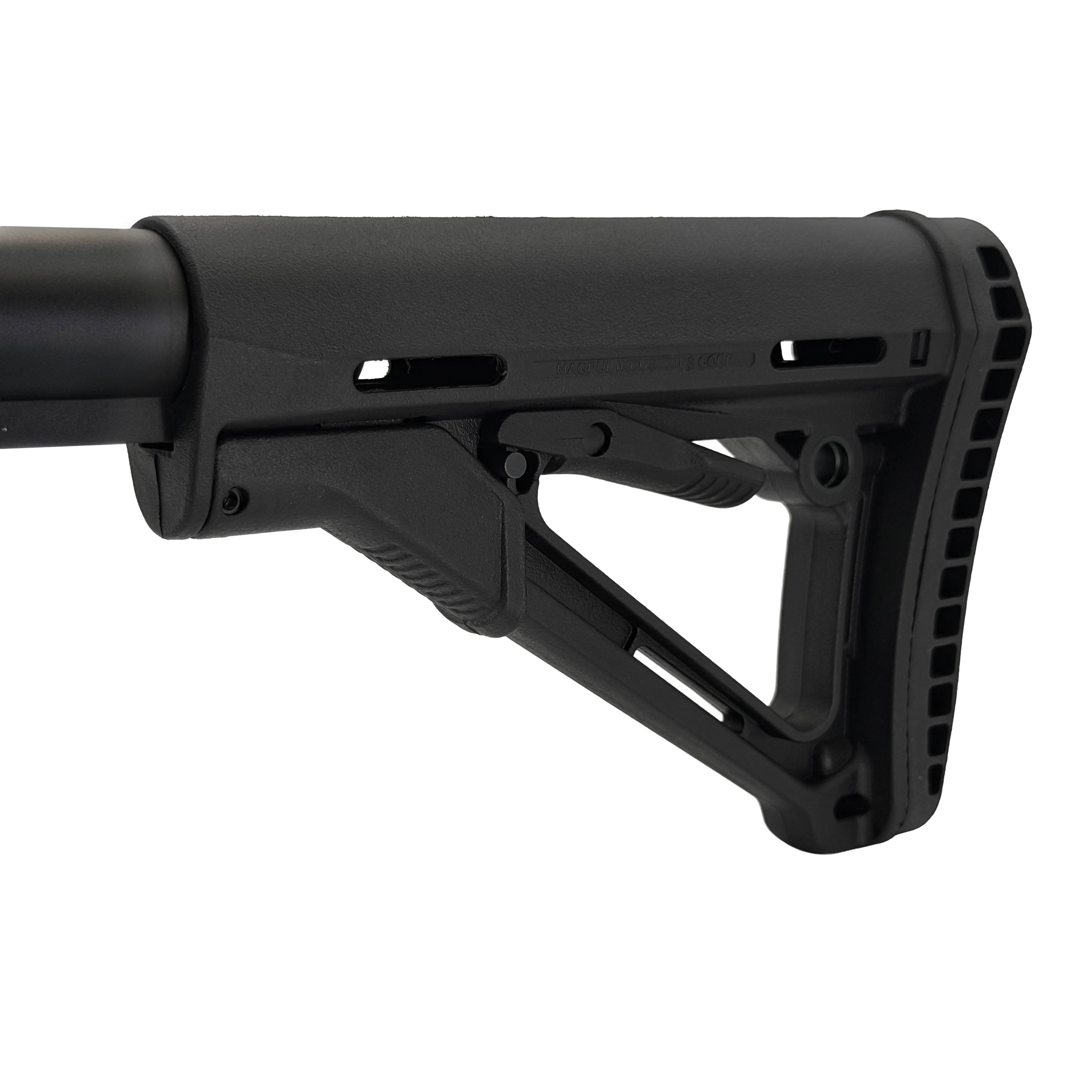 CTR Stock - Lightweight CTR buttstock designed for a secure lock-up, improved cheek weld and enhanced control for a more stable shooting platform.
