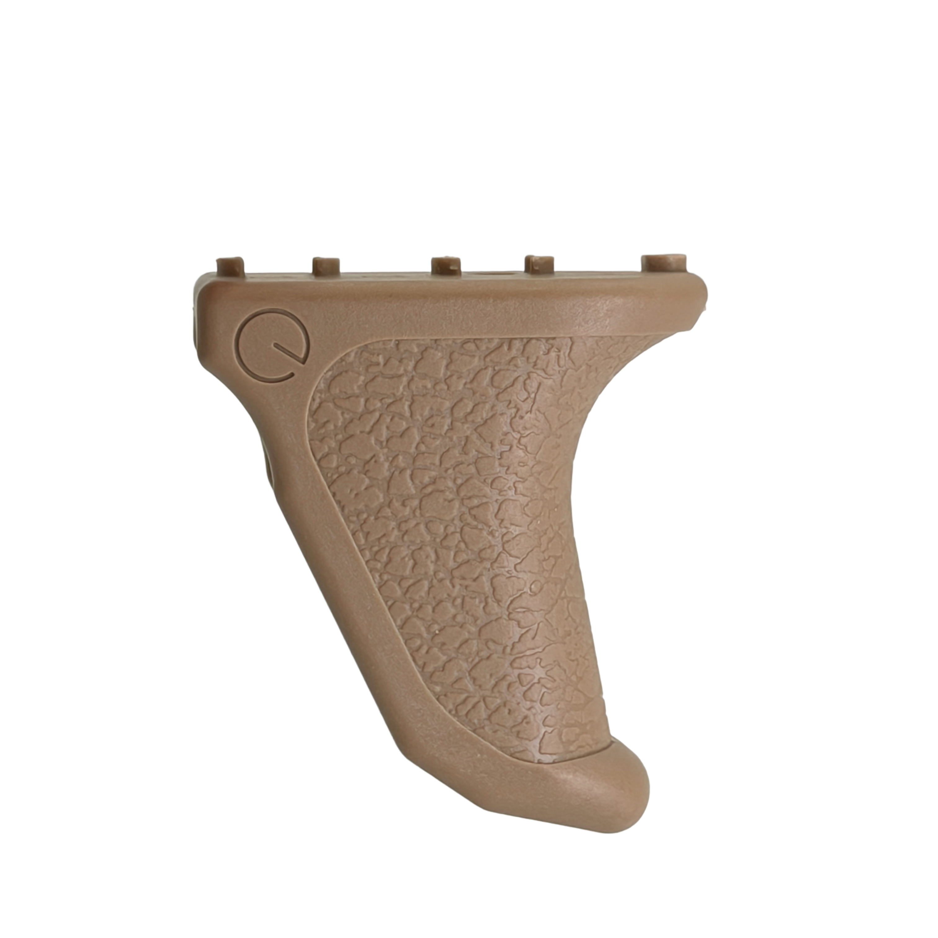 Short Angled Foregrip - front view - Compact angled foregrip designed for improved control, natural wrist positioning and enhanced stability during fast paced gameplay.