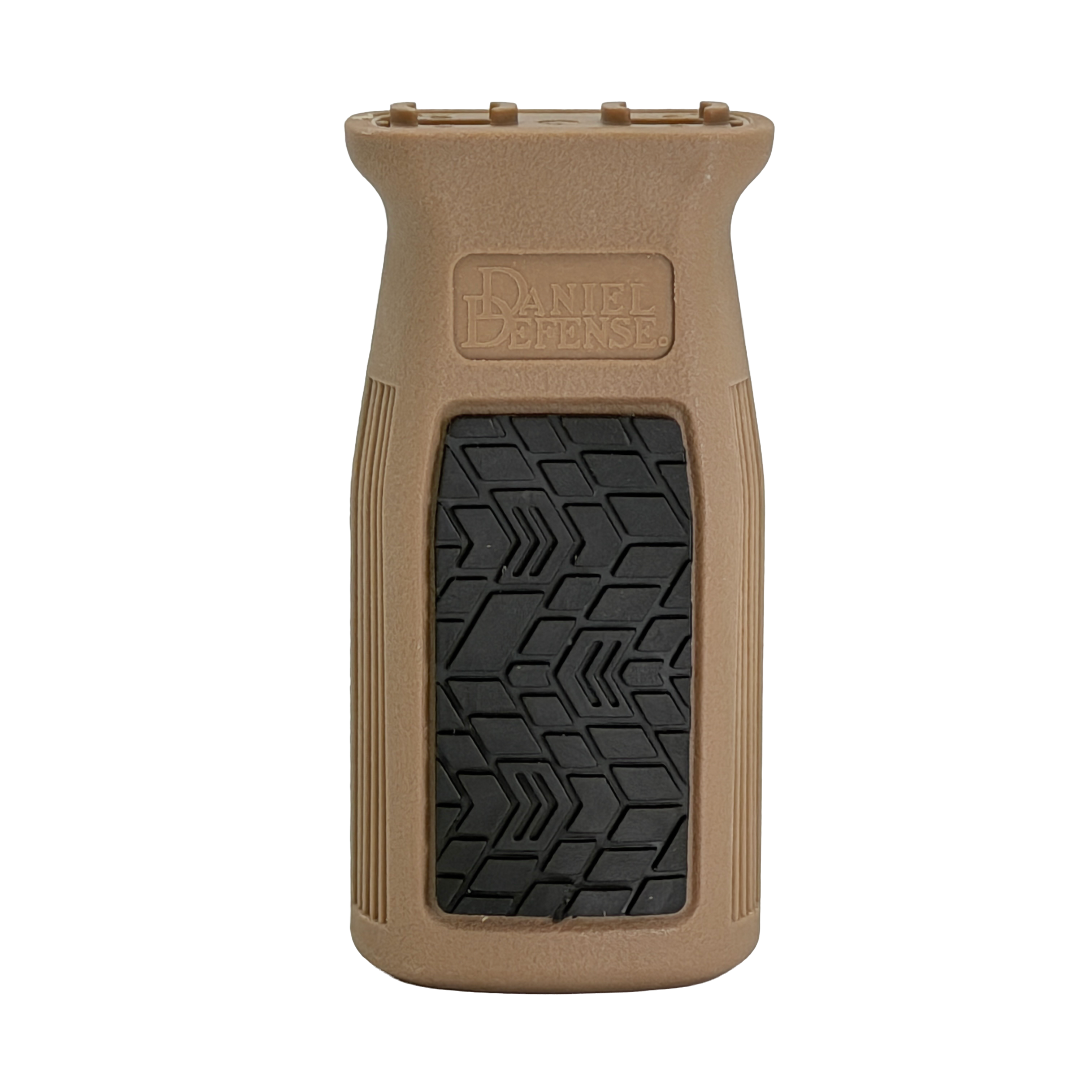 Daniel Defence Foregrip - front view - Daniel Defence style vertical foregrip providing enhanced stability, improved recoil control and a comfortable textured hold for confident handling.