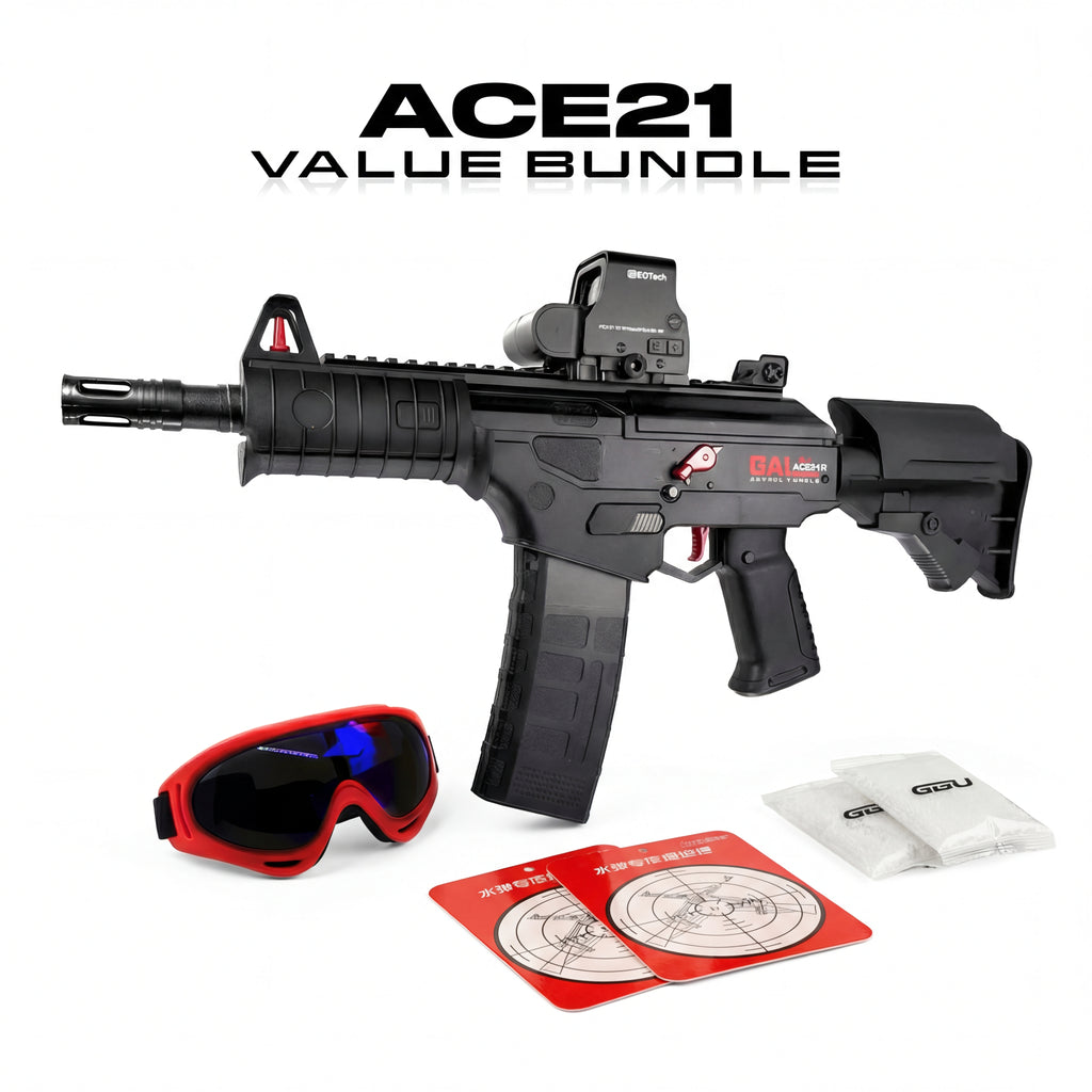 ACE21 Tactical Bundle  - Gel Blaster - The ACE-21 Tactical is an awesome compact junior-range blaster built for action-packed fun.