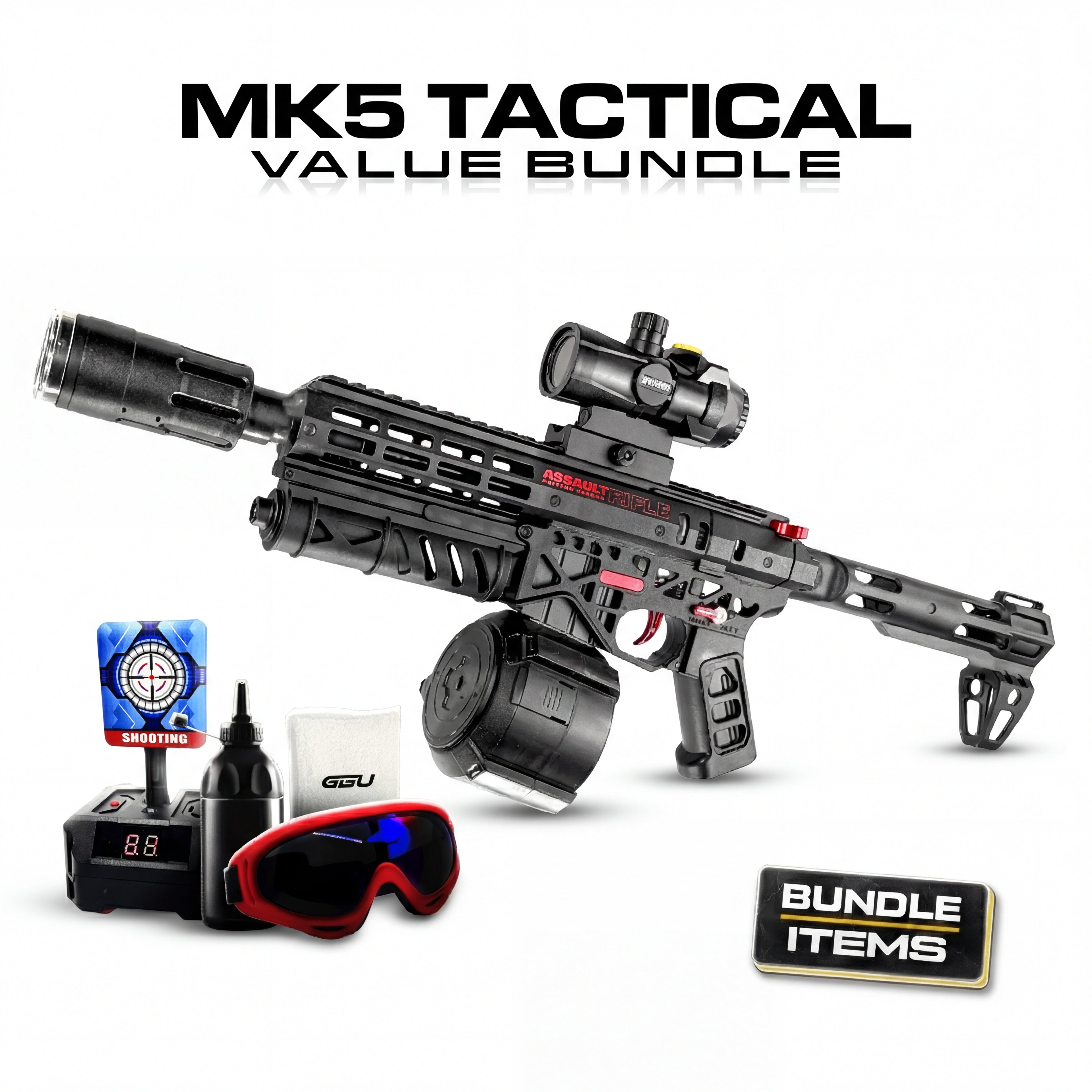 MK5 Tactical Rifle Bundle - Gel Blaster