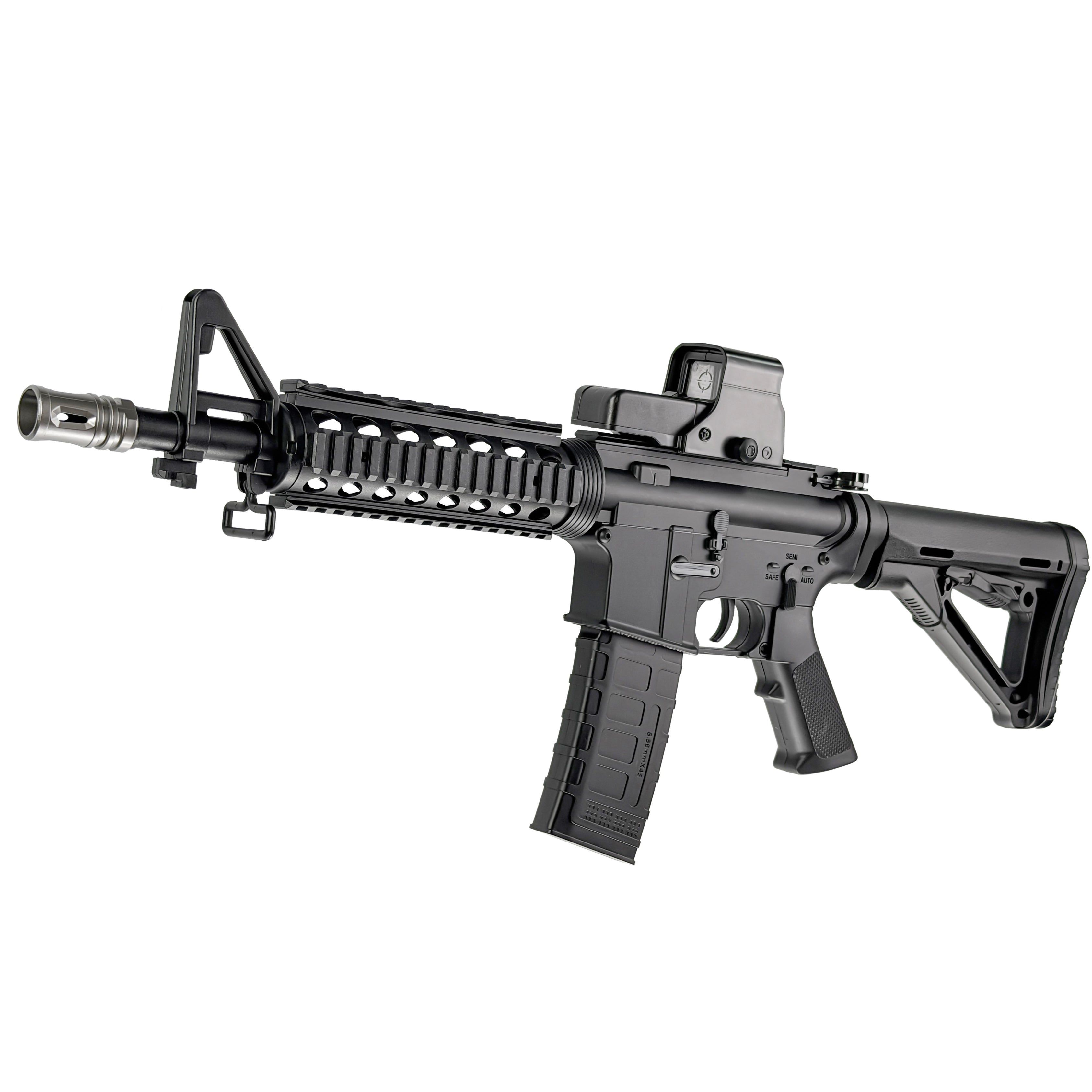 M4A1 V8 Black Gel Blaster (2025 Edition) – GBU – Gel Ball Undercover