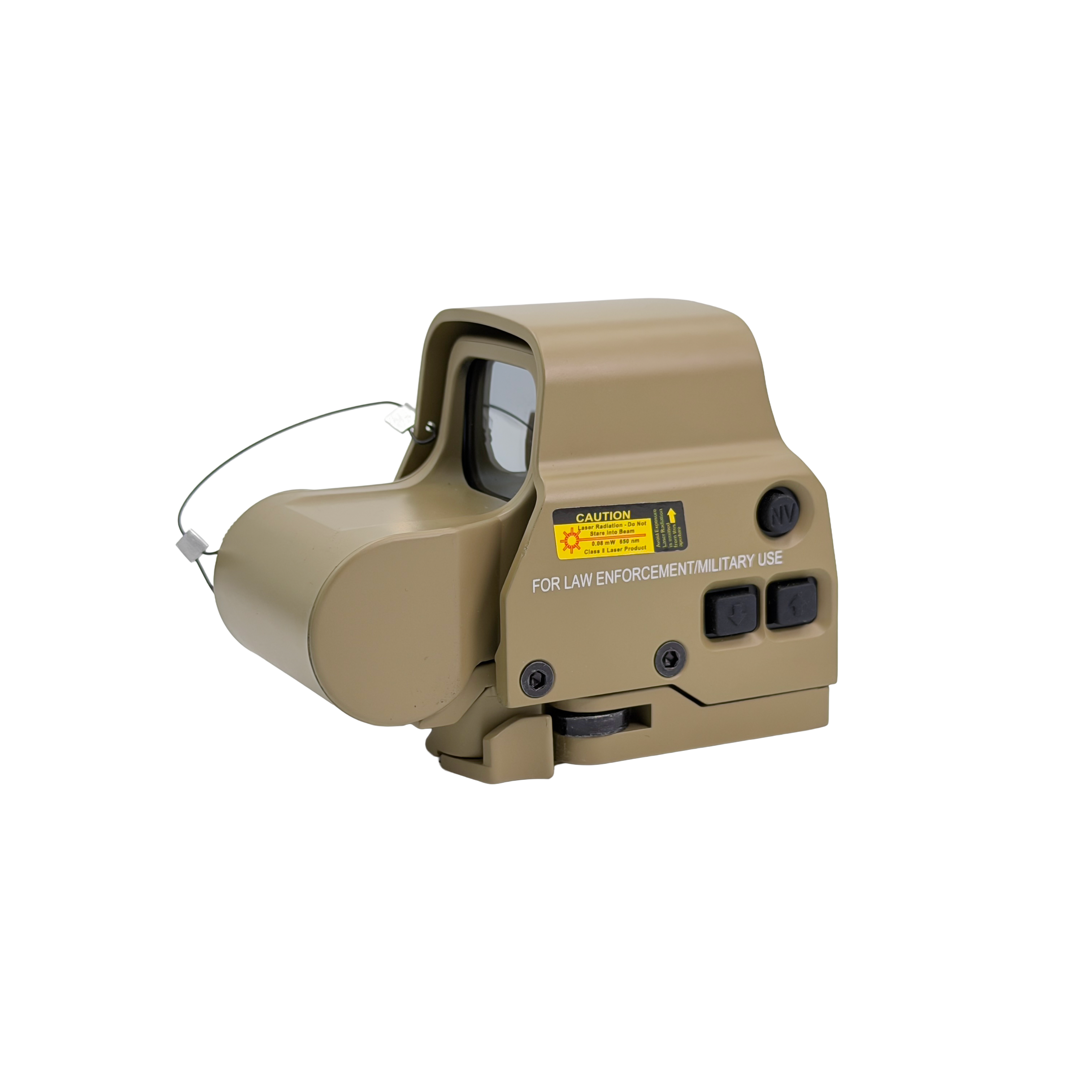 558 Sight - front view - 558 style holographic sight delivering a wide field of view, crisp reticle and fast target acquisition for high speed, close to mid range gameplay.
