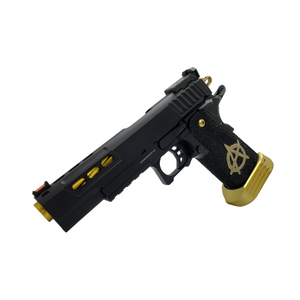 Custom Anarchy Gold Switch G/E Hi-Capa 5.1 Gas Pistol - Gel Blaster