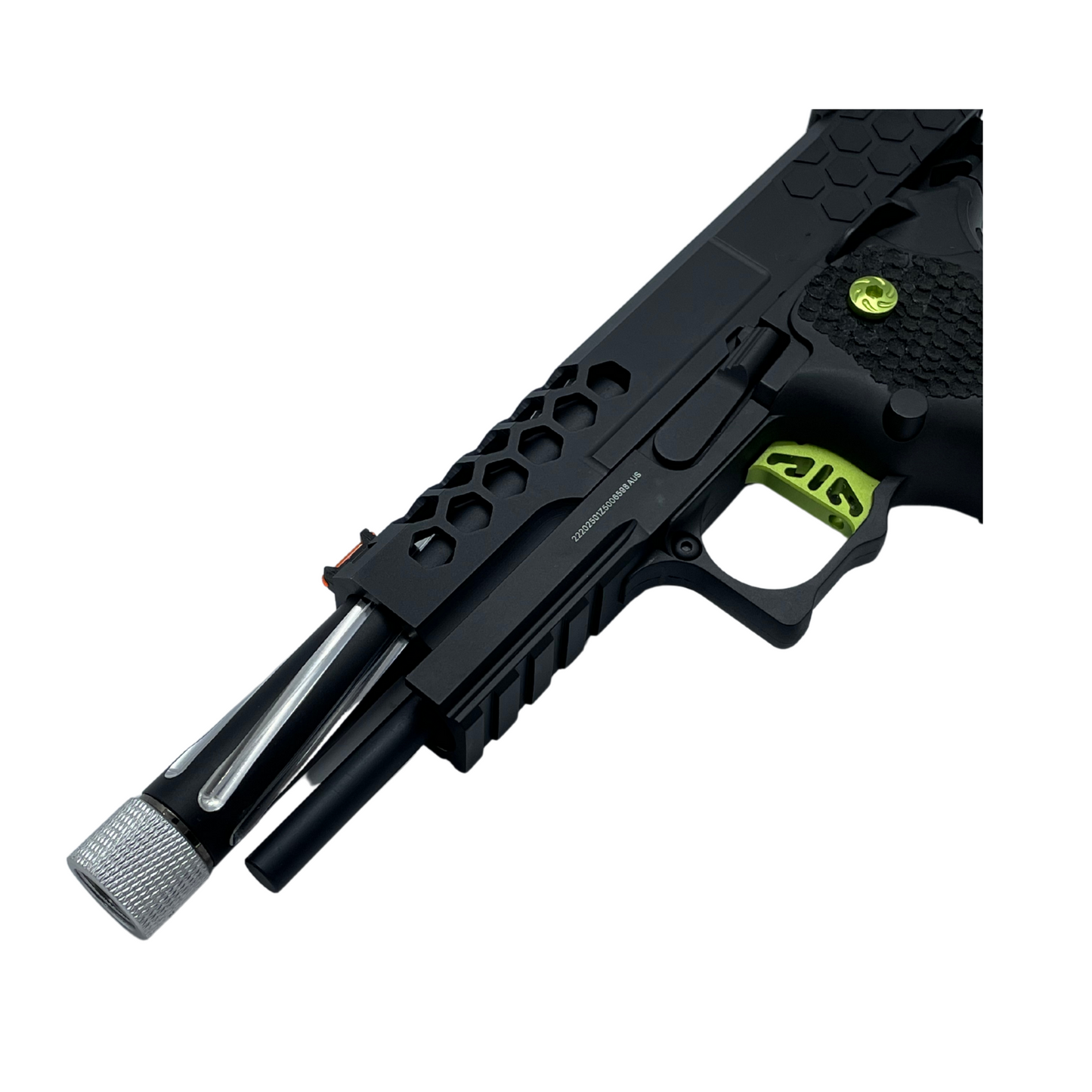 "Green Machine" Custom Competition G/E 5.1 Hi-Capa Gas Pistol - Gel Blaster