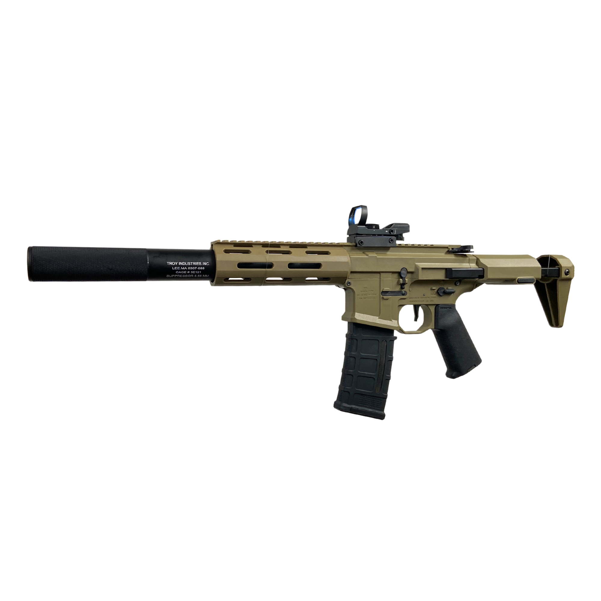 "M4 Badger" GBU Custom - Gel Blaster - The M4 Badger is no joke, and the price reflects that This custom build has s
