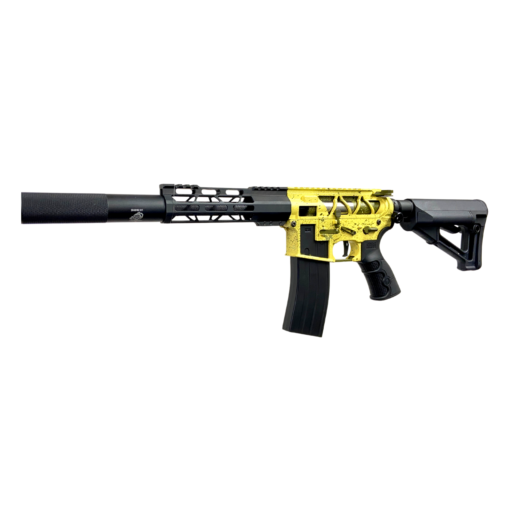 GBU #09 Custom - Gel Blaster (Metal) - The Custom GBU 06 Metal M4 rifle built by our experienced GBU technicians giv