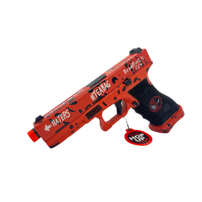 Double Bell Deadpool G17 Metal Gas Blowback Pistol - Gel Blaster