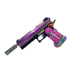 "Pink Supreme" 1 of 1 Colourshift Custom GBU 4.3 Hi-Capa Pistol - Gel Blaster