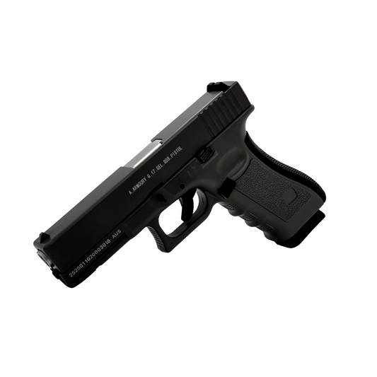 Glock 17 Metal Gas Blowback Pistol - Gel Blaster (BLACK)