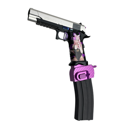 "Belle Delphine" 1 of 1 Custom Competition Hi-Capa Gas Pistol HPA Kit- Gel Blaster