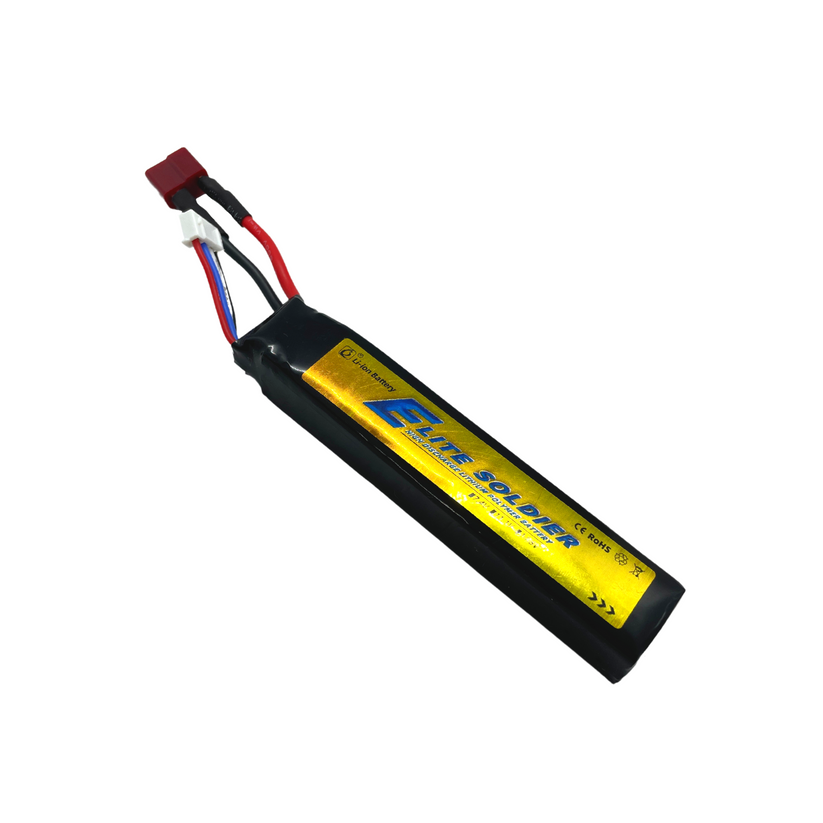 Elite Soldier 11.1v (Long) Upgraded Universal Gel Blaster Battery (JST ...