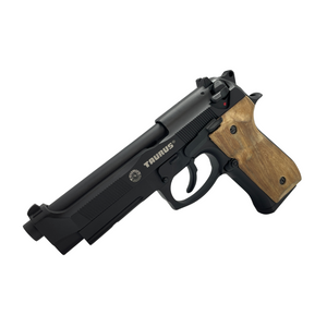 Custom Wooden Handle M92 Metal Green Gas Blowback Pistol - Gel Blaster