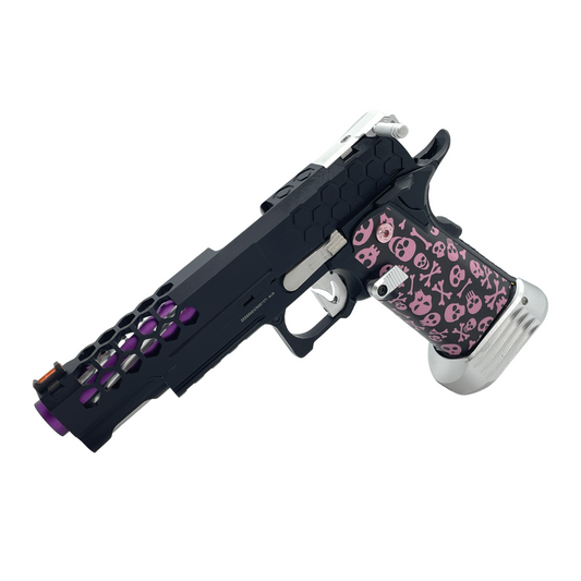 "Pink Bones" Custom GBU 5.1 Hi-Capa Pistol - Gel Blaster