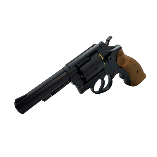 Double Bell Stubby M10 Black Green Gas Revolver - Gel Blaster