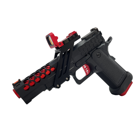 Custom "Sure-Shot" G/E 3399 Hi-Capa Hex Gas Pistol - Gel Blaster