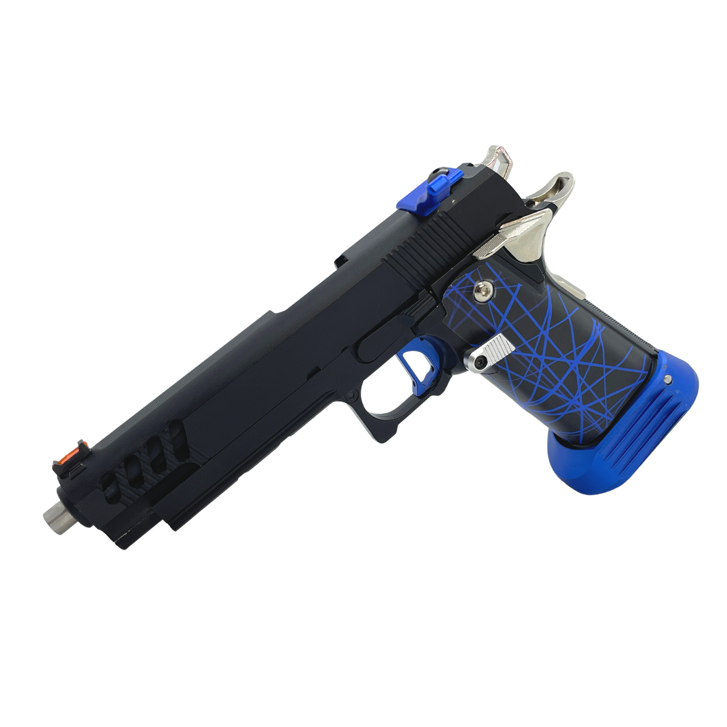 "Blue Blitz" Custom GBU 5.1 Hi-Capa Pistol - Gel Blaster