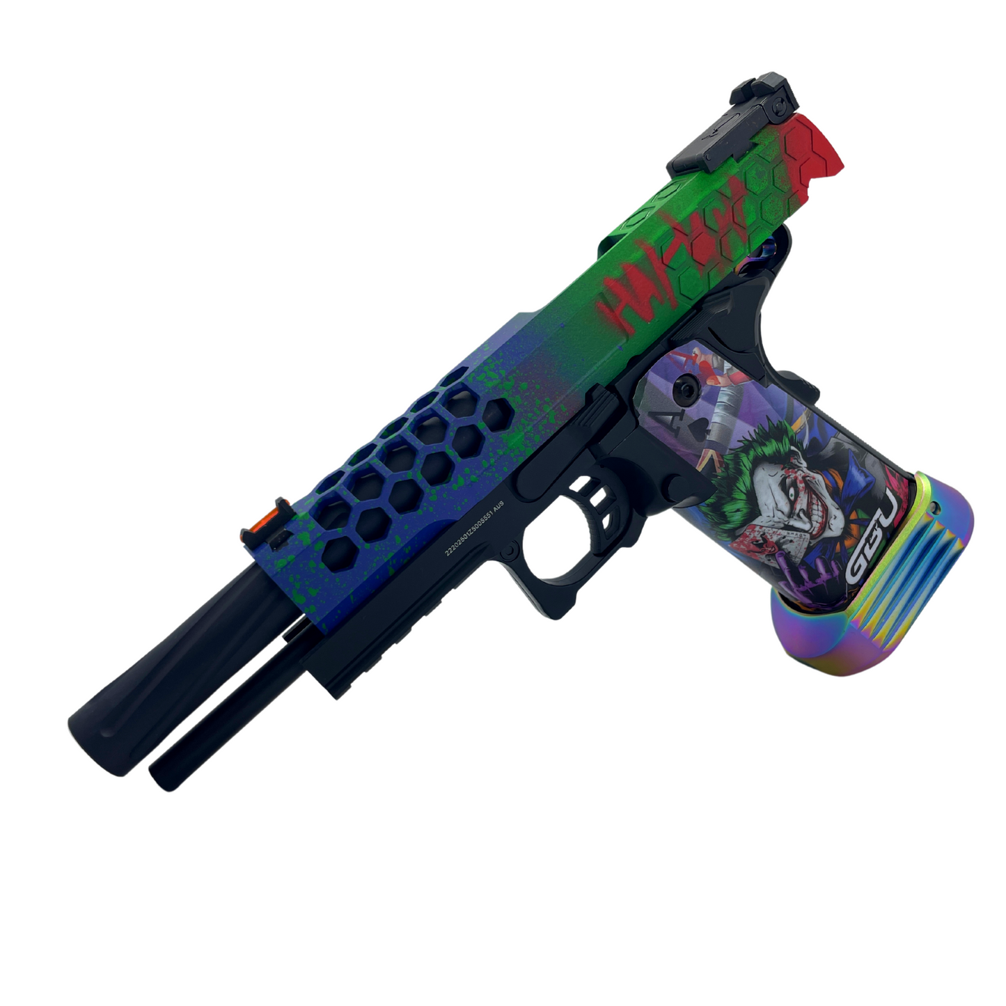 "Joker" Custom G/E Hi-Capa Gas Pistol - Gel Blaster
