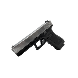 Custom Polished Glock 17 Metal Gas Blowback Pistol - Gel Blaster CO2 (BLACK)