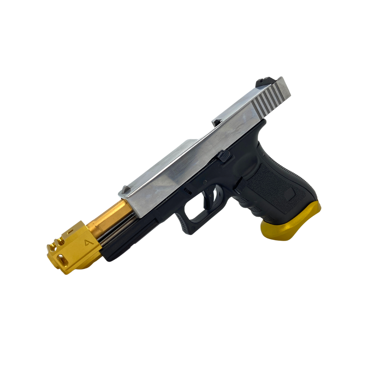 Custom Glock 17 Pistol Green Gas Blowback - Gel Blaster