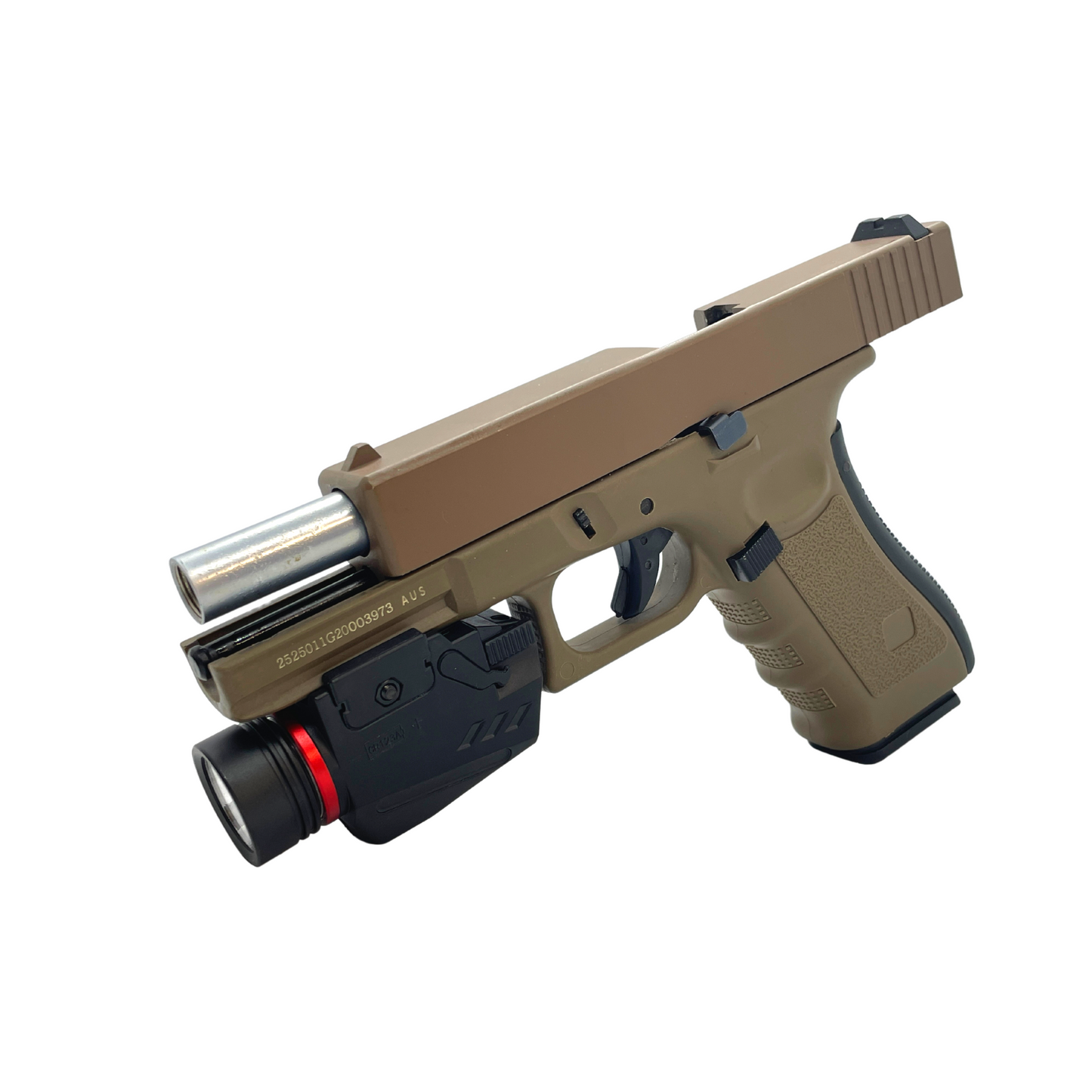 "Tan Tactical" Custom G17 Custom GBU Pistol - Gel Blaster