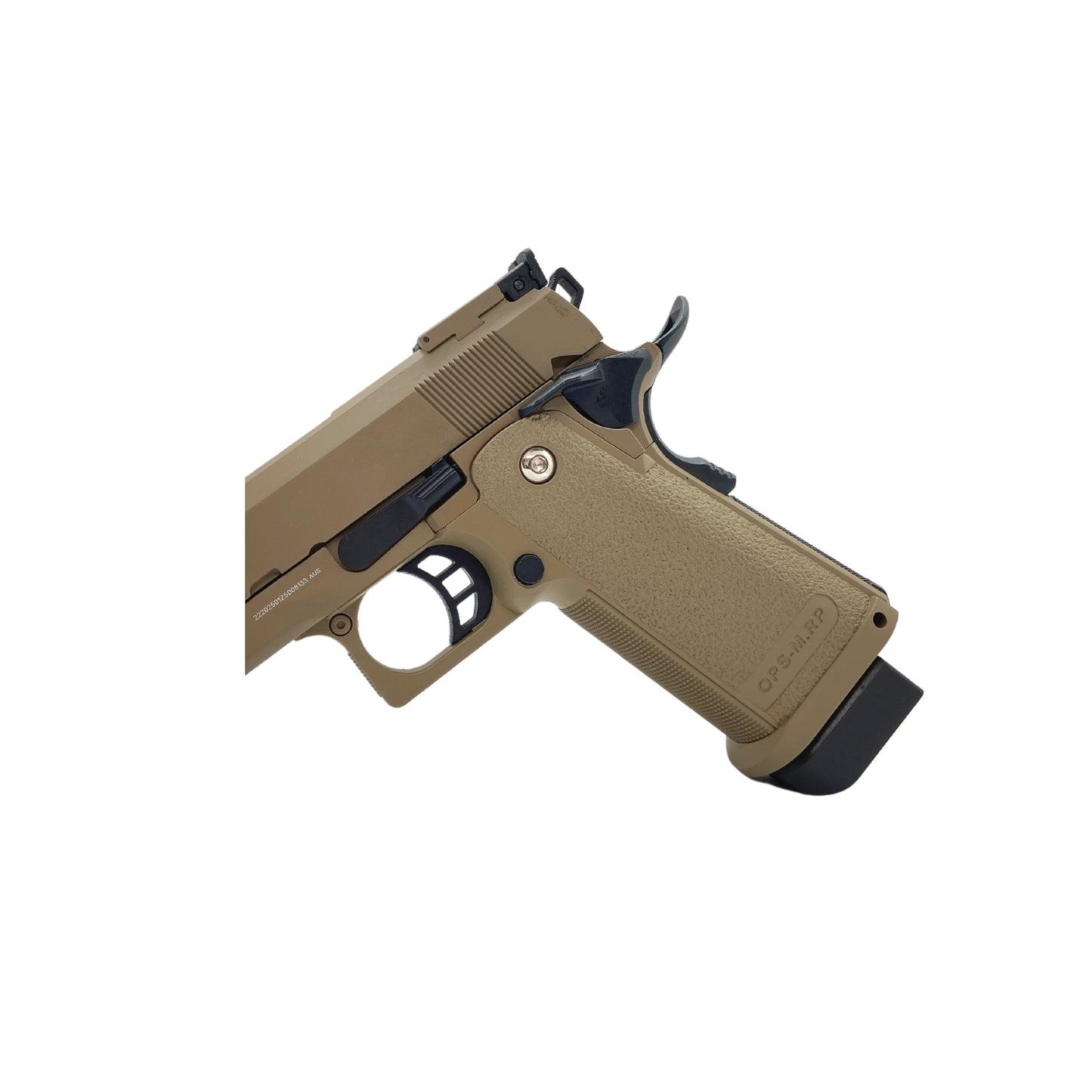 Golden Eagle 3304 Tan Hi-Capa 5.1 Gas Pistol - Gel Blaster