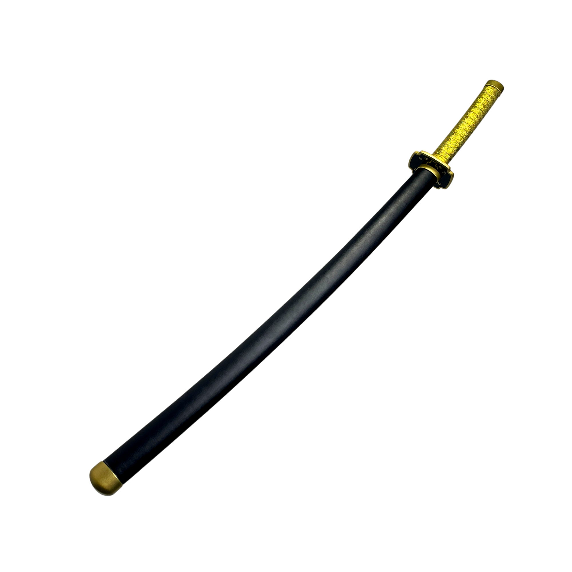 DEMON SLAYER - TSUGIKUNI YORIICHII KATANA - Made of a beautiful Stainless Steel blade paired with an aggressive Japanese blade design.Featuring a high quality grip and finger guard and a perfect balance to allow you to practice and master your inner Samurai.