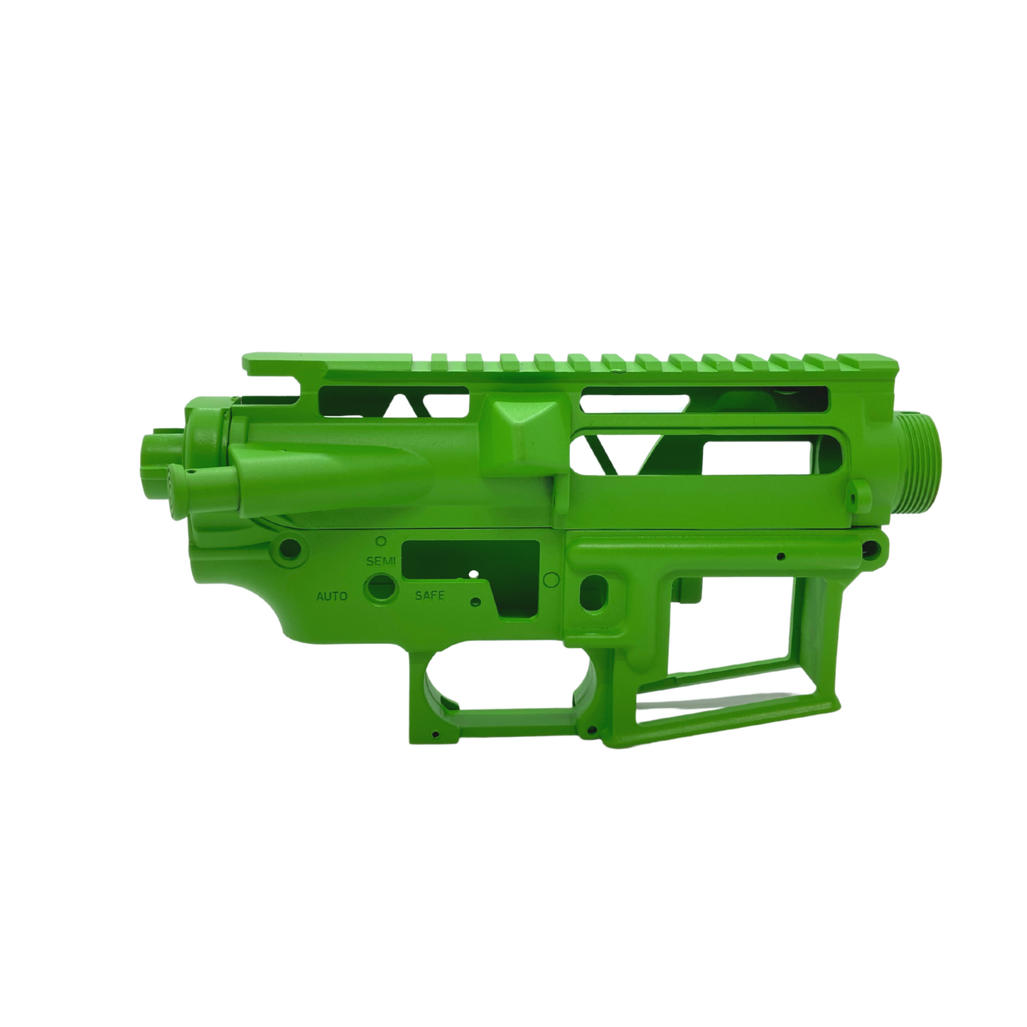 Custom Painted CNC V2 Receiver "Hulk Green" for Gel Blaster
