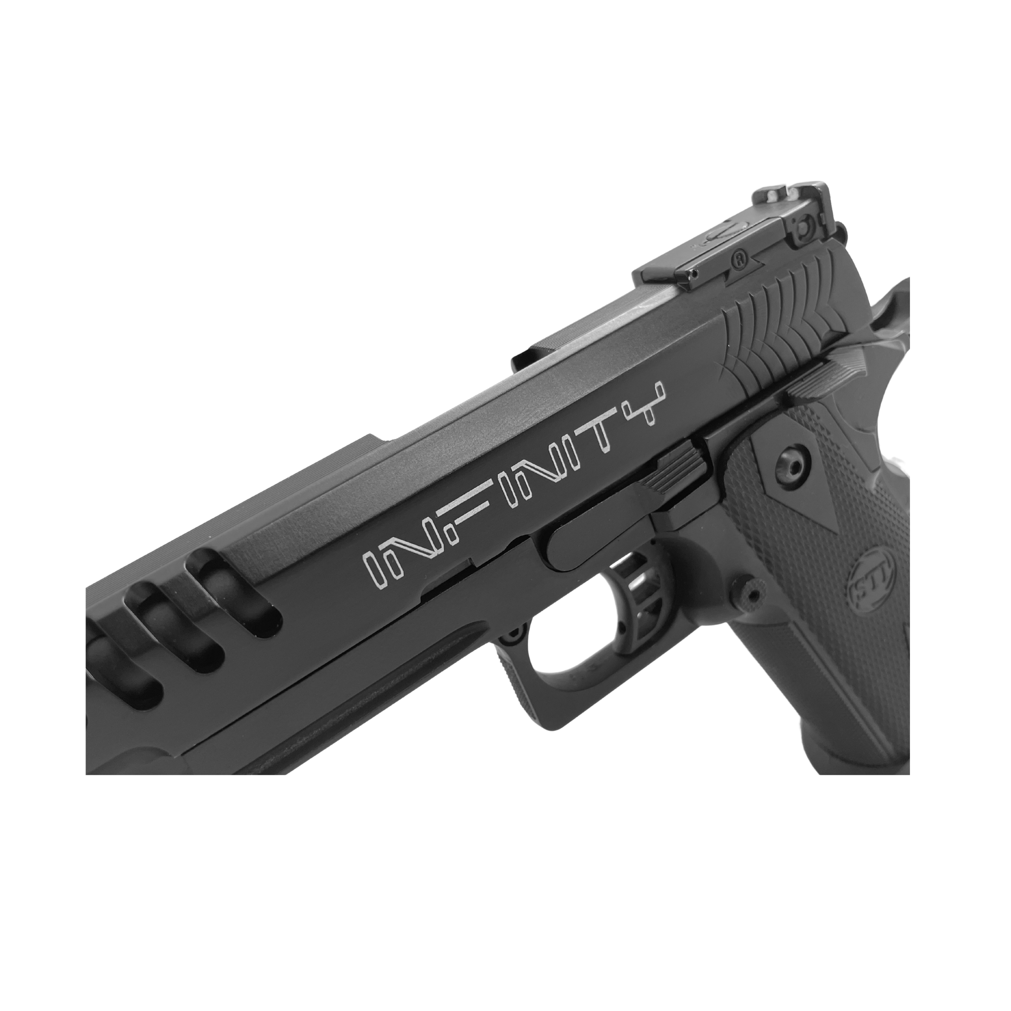 Double Bell "INFINITY" 5.1 Green Gas Hi Capa  Metal Blowback Pistol (782)- Gel Blaster