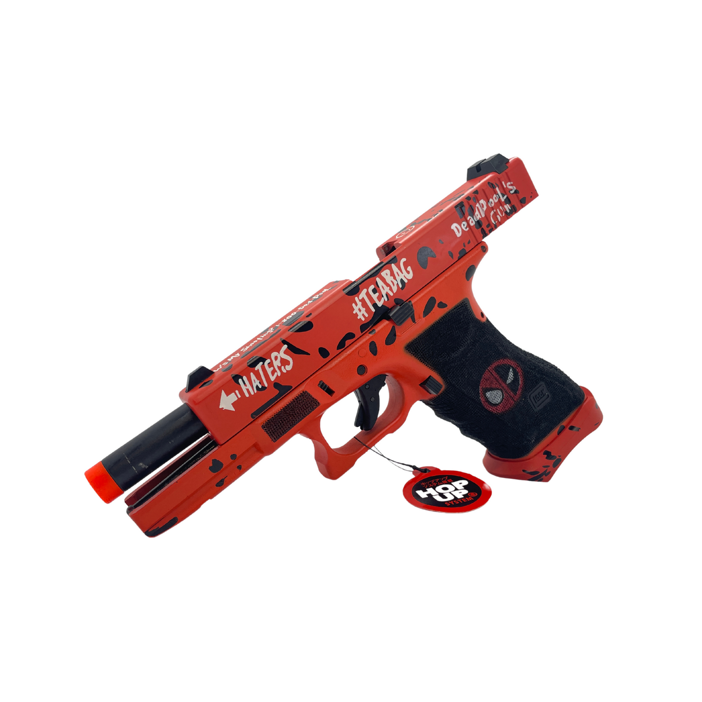 Double Bell Deadpool G17 Metal Gas Blowback Pistol - Gel Blaster