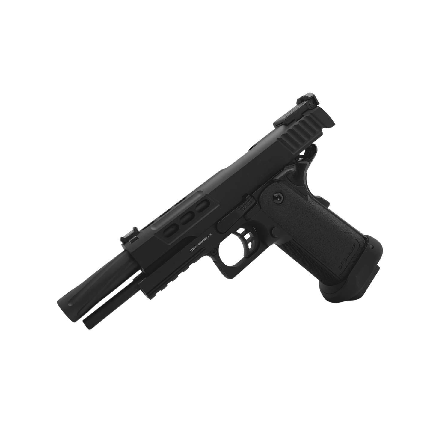 Custom "Blacked Out" G/E Hi-Capa 5.1 Gas Pistol - Gel Blaster
