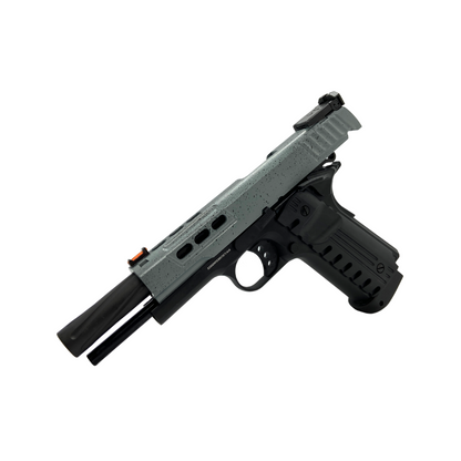 Gun Metal Grey Painted G/E 3368 Hi-Capa 5.1 Gas Pistol - Gel Blaster