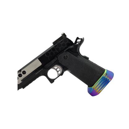 Custom "Oil Slick V2" Cowcow G/E G3399 Hi-Capa Hex Gas Pistol - Gel Blaster