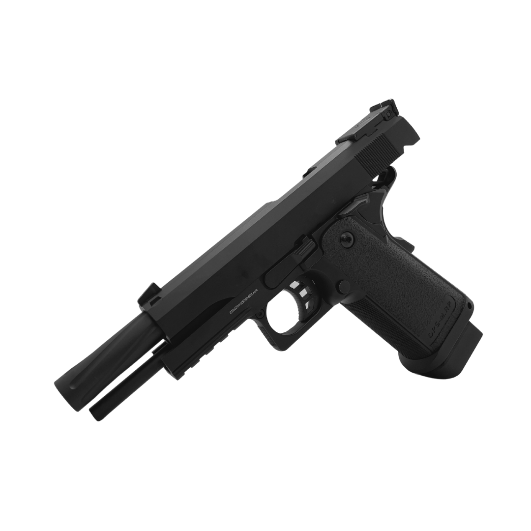 Blacked-Out Hi-Capa 5.1 Gas Pistol - Gel Blaster