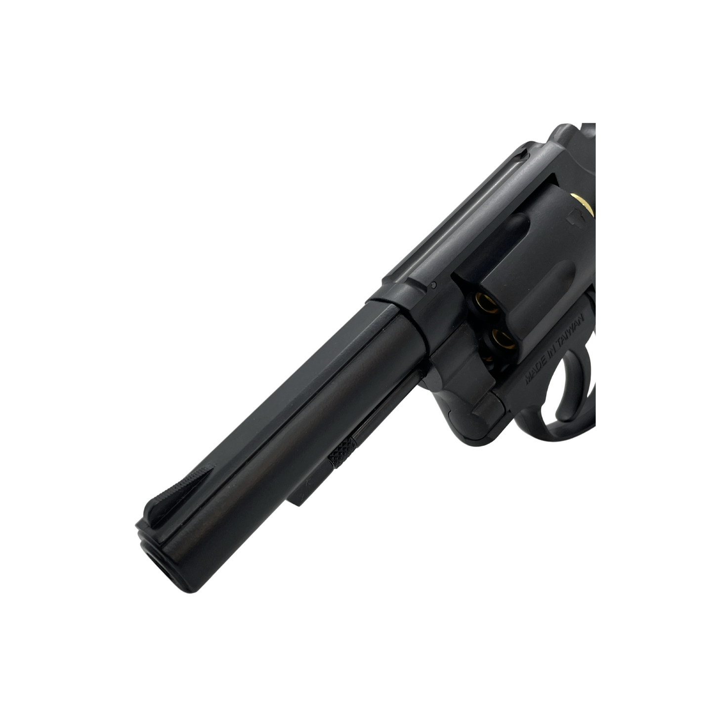 Double Bell Stubby M10 Black Green Gas Revolver - Gel Blaster