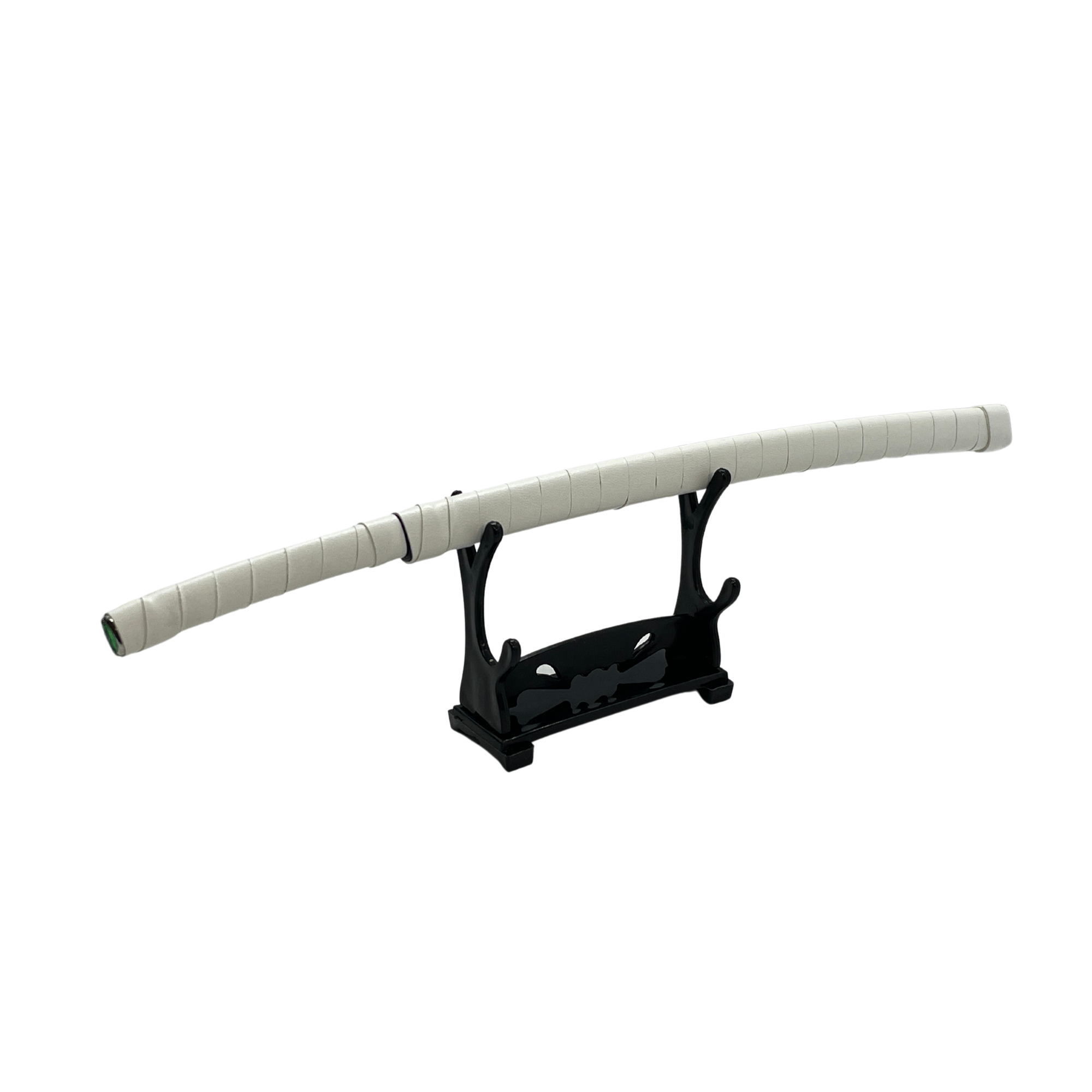 DEMON SLAYER - Kimetsu no Yaiba Nichirin Mini Sword + Sword Stand (Collectors) - With a leather pocket holder and a full aluminium sword these are the most high quality collector swords aroundAlso sporting the mini sword showcase holder perfect for display.