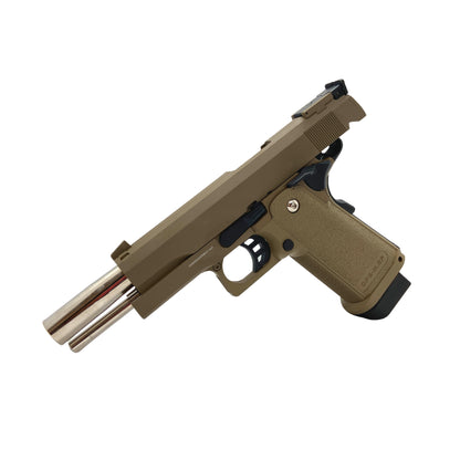 Golden Eagle 3304 Tan Hi-Capa 5.1 Gas Pistol - Gel Blaster